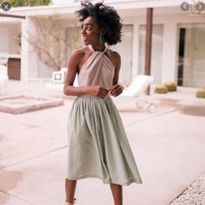 Gal meets glam alma halter dress NWT SZ 4